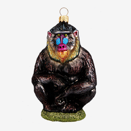 Mandrill Baboon Ornament