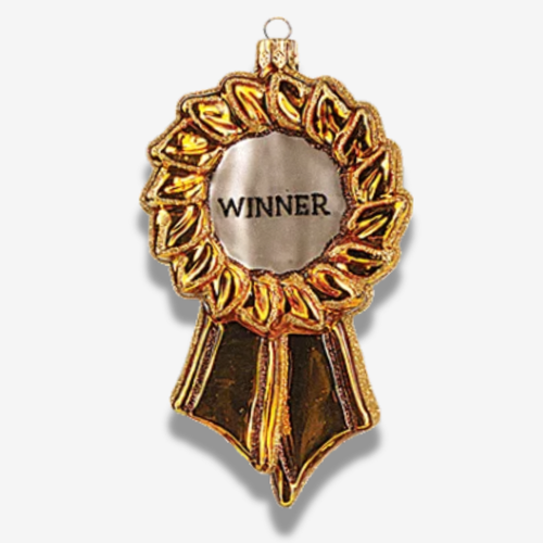 Winner Ribbon Ornament