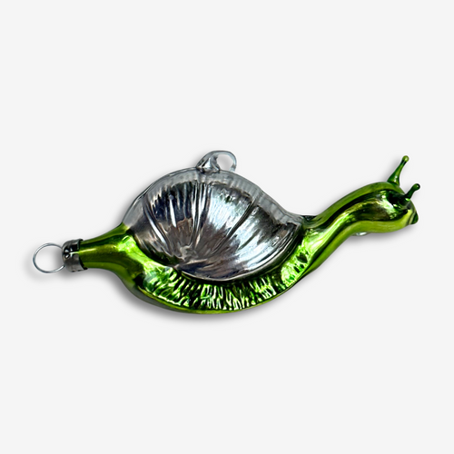 Nostalgic Green Snail Ornament