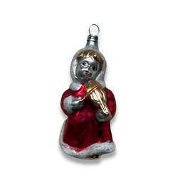 Nostalgic Girl with Violin Ornament