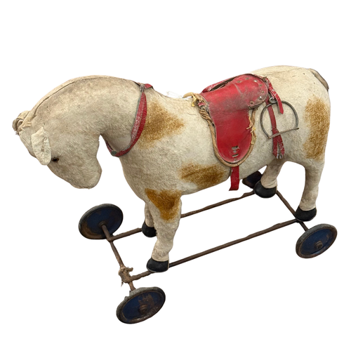 Vintage Steiff Toy Horse on Wheels