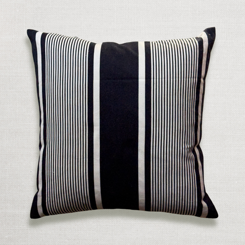 Custom 19th-century French Ticking Pillow (#3-10)