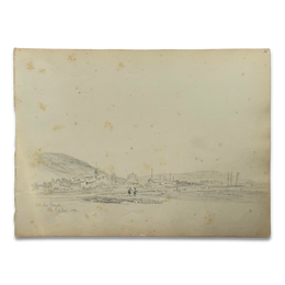 19th-century French Pencil Drawing by Alphonse Baril (#36)