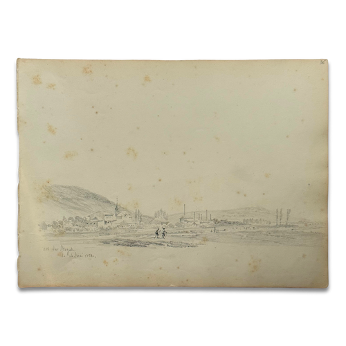 19th-century French Pencil Drawing by Alphonse Baril (#36)