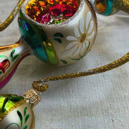 Retro Reflector Ornament with Hanging Charms Ornament