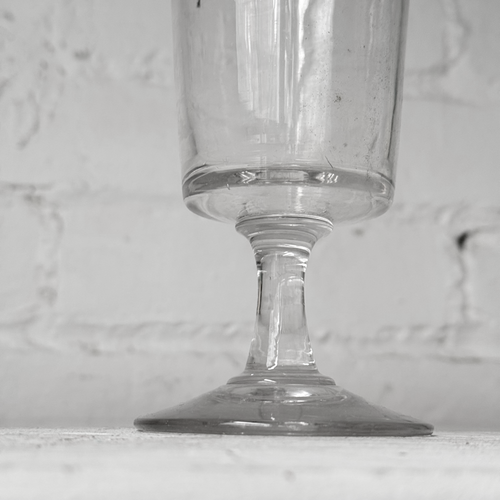 19th-century French Antique Wine Glass (#18)