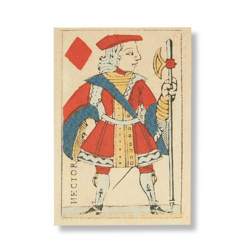 Antoinette Poisson Jack of Diamonds Notebook "Valet de Carreau"