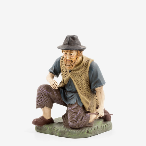 Kneeling Shepard Nativity Figure