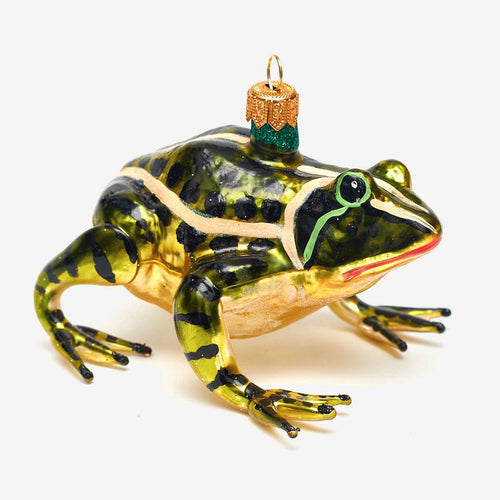 Green Frog Ornament