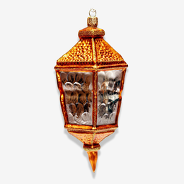 Brown Lantern Ornament