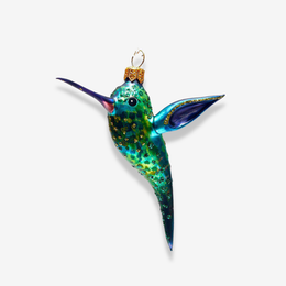 Green & Blue Hummingbird Ornament