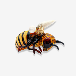 Yellow & Brown Bee Ornament