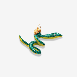 Green Snake Ornament