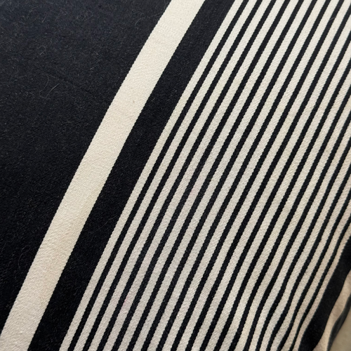 Custom 19th-century French Ticking Pillow (#3-11)