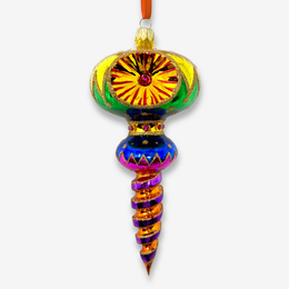 Ribbon Dance Reflector Ornament