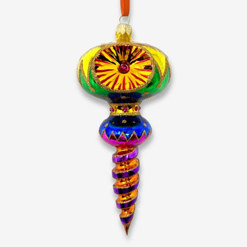 Ribbon Dance Reflector Ornament