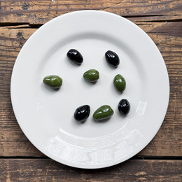 Trompe L'oeil Olives Plate