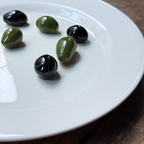 Trompe L'oeil Olives Plate