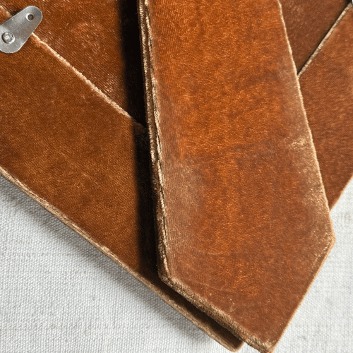 Megan Silk Velvet Square Tabletop Frame in Copper (#19)