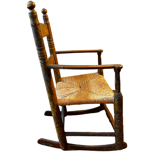19th Century American Child's Rocking Chair