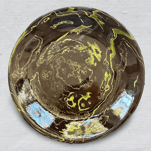 Marbled Dinner Plate in Forêt Noire (1119)