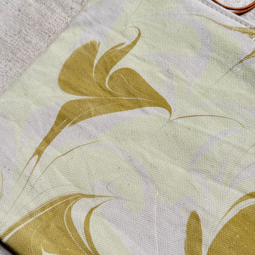 Hand Marbled One-of-a-Kind Zipper Pouch (#P13)