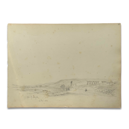 19th-century French Pencil Drawing by Alphonse Baril (#37)
