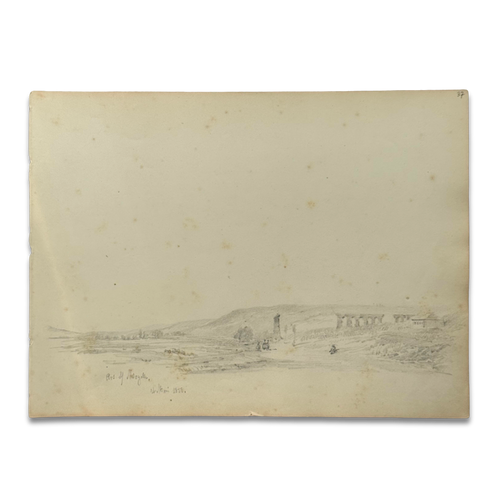 19th-century French Pencil Drawing by Alphonse Baril (#37)