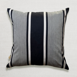 Custom 19th-century French Ticking Pillow (#3-11)
