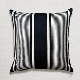 Custom 19th-century French Ticking Pillow (#3-01)