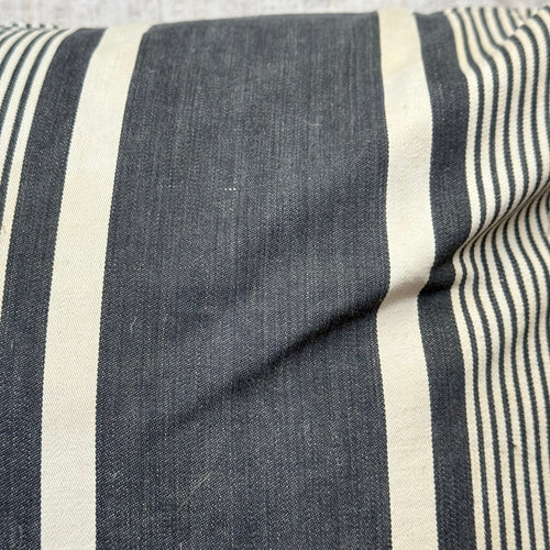 Custom 19th-century French Ticking Pillow (#28)