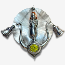 Nostalgic Angel with Bells Ornament