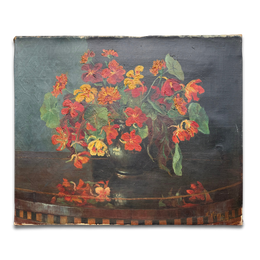 Mid 20th-century Dutch Floral Still Life Painting