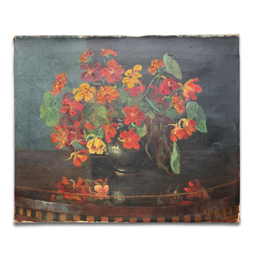 Mid 20th-century Dutch Floral Still Life Painting