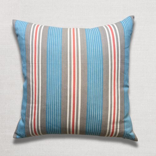 Custom 19th Century French Ticking Pillow (#9)