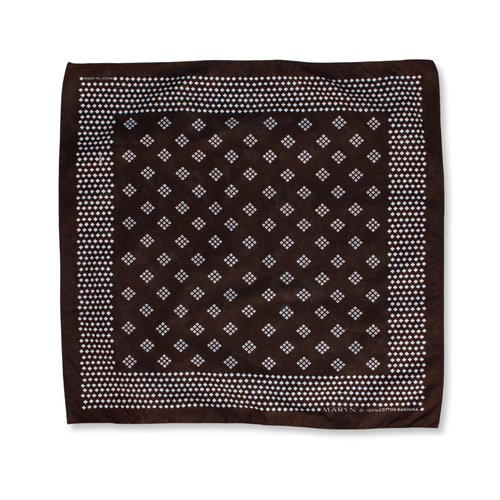 M A R Y N Work Cotton Bandana in Arabica