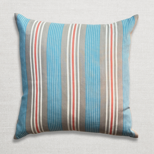 Custom 19th Century French Ticking Pillow (#8)