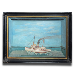 Early 20th-century American Boat Diorama