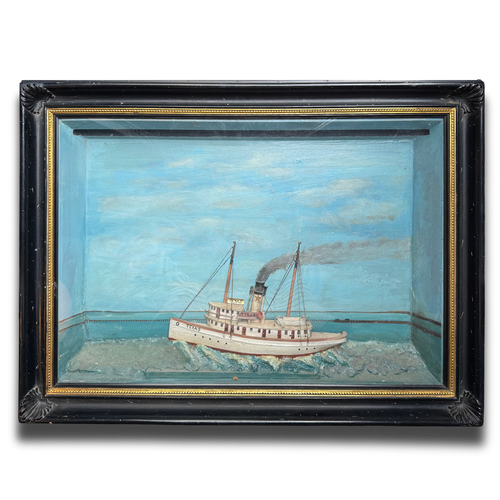 Early 20th-century American Boat Diorama