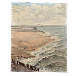 Early 20th Century Dutch Seascape Painting