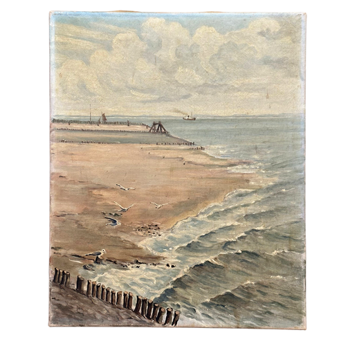 Early 20th Century Dutch Seascape Painting