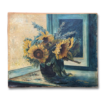 Mid 20th-century Dutch Floral Still Life Painting