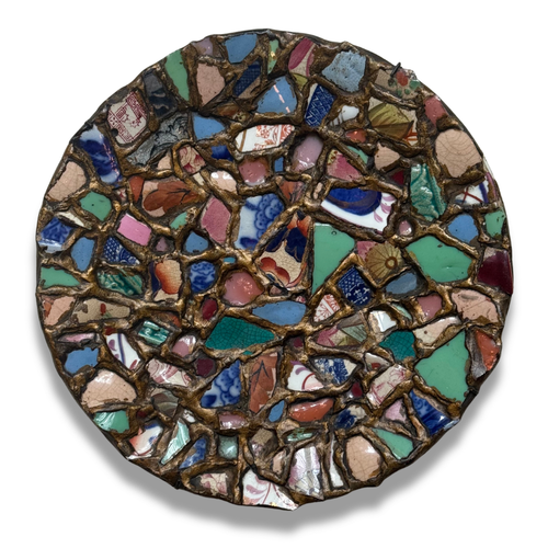 20th-century American Shardware Memory Plate #1