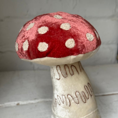 Silk Velvet Embroidered Mushroom 2