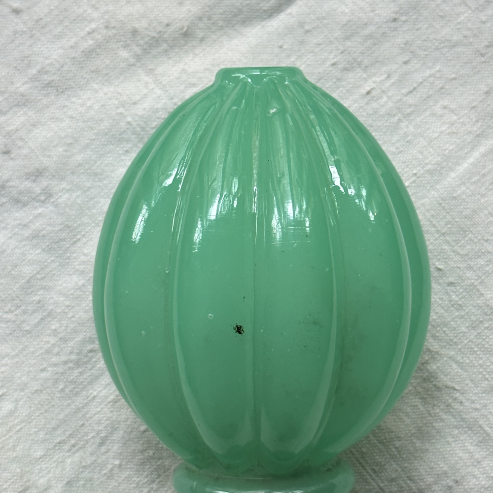 18th-century Italian Opaline Glass Newel Post Finial