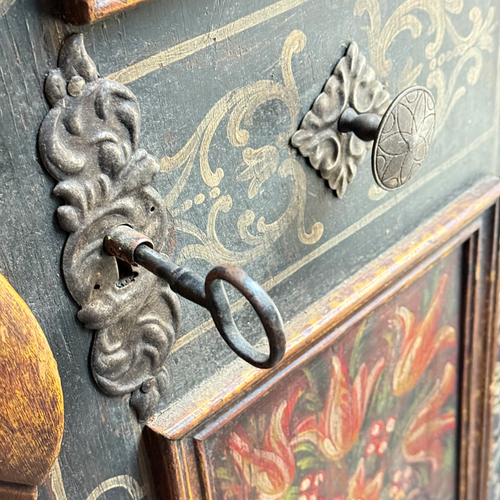 Late 18th-century Hand Painted German Doors