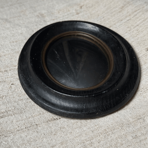 19th-century Small Convex French Mirror #1
