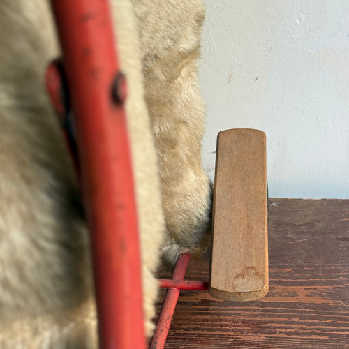Vintage American Toy Dog on Wheels