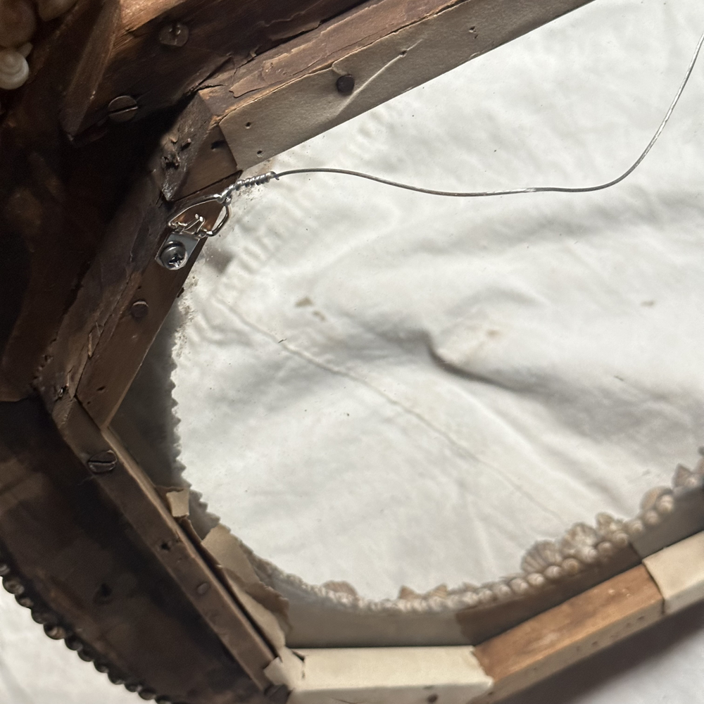 19th-century American Shell Frame