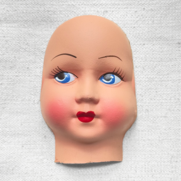 Early 20th-century German Doll Face Mask